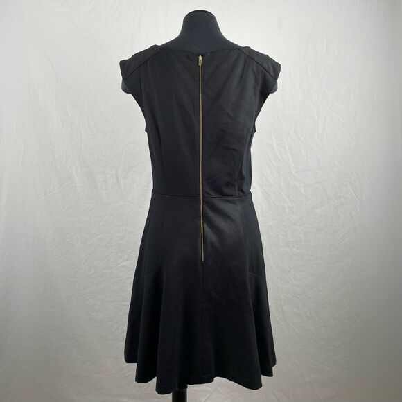 Banana Republic Black Peplum Midi Dress - Women’s 8 - Picture 3 of 9